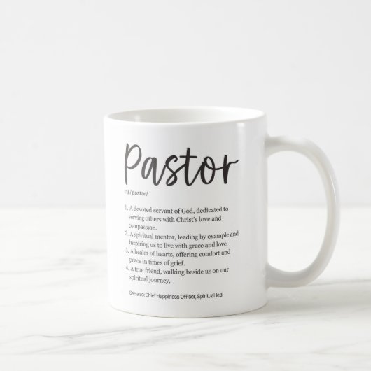 Aufwertung von Pastoren Kaffeetasse (Rechts)