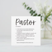 Aufwertung von Pastoren Karte (Stehend Vorderseite)