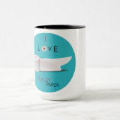 Aufwertung von Toilettenpapier Tasse (Zentrum)