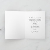 Aufwertungskarte für Pastoren — Kreuz Dankeskarte (Innenseite)