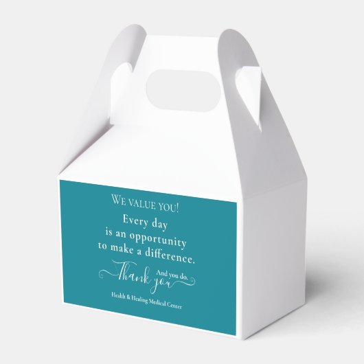 Aufwertungswoche Monat Bulk Geschenkschachtel (Rückseite)