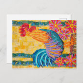 Aufzählung in den Blume Postkarte (Vorne/Hinten)