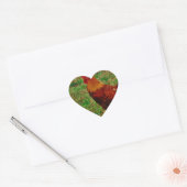 Aufzählung in der Werft Herz-Aufkleber (Umschlag)