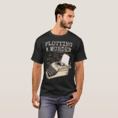 Aufzeichnen eines Mords T-Shirt (Vorne ganz)