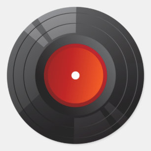 AUFZEICHNUNG RUNDER AUFKLEBER