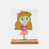 Aufziechibi Acrylschild (Vorderseite)