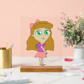 Aufziechibi Acrylschild (Hochzeit)