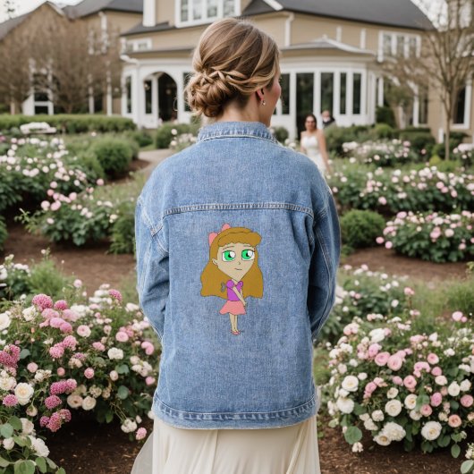 Aufziechibi Jeansjacke (Hochzeit Rückseite)