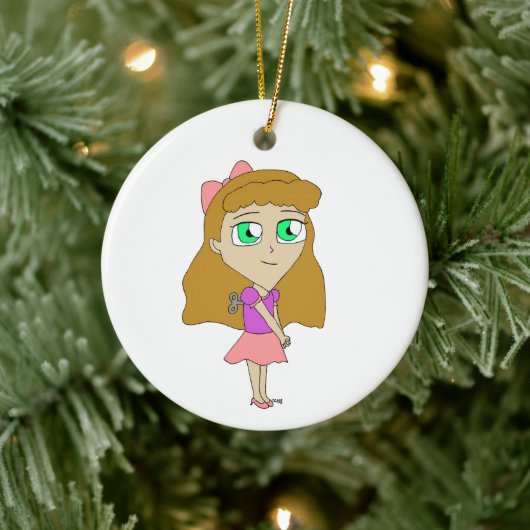 Aufzieh-Chibi Keramik Ornament (Baum)