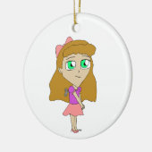Aufzieh-Chibi Keramik Ornament (Links)
