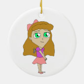 Aufzieh-Chibi Keramik Ornament (Hinten)