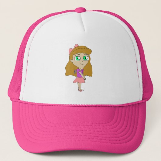 Aufzieh-Chibi Truckerkappe (Vorderseite)