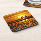 Aufziehen Getränkeuntersetzer (Linke Seite)