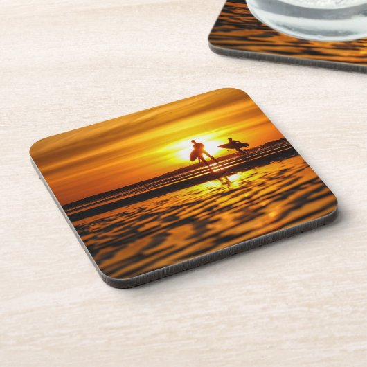 Aufziehen Getränkeuntersetzer (Linke Seite)