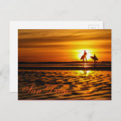 Aufziehen Postkarte (Vorne/Hinten)