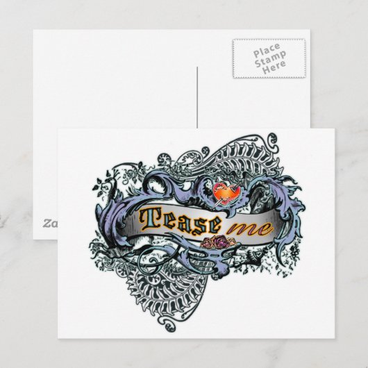 Aufziehen Postkarte (Vorne/Hinten)