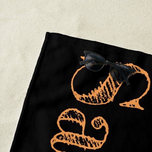 Aufziehen Strandtuch (Beispiel)