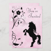 Aufzuchtpferd Einladung (Vorne/Hinten)