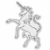 Aufzuchtunhorn Aufkleber (Vorderseite)