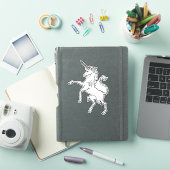Aufzuchtunhorn Aufkleber (iPad Hülle)