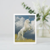 Aufzuchtunikorn Postkarte (Stehend Vorderseite)