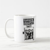 Aufzug der Fischereikonservenfirma Kaffeetasse (Links)