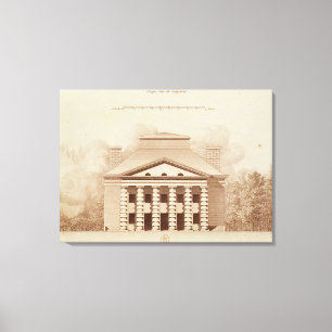 Aufzug des Hauses Direktors des Salzes Leinwanddruck