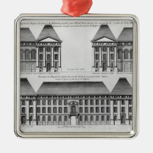 Aufzug des Hopital DES Enfants Trouves Silbernes Ornament