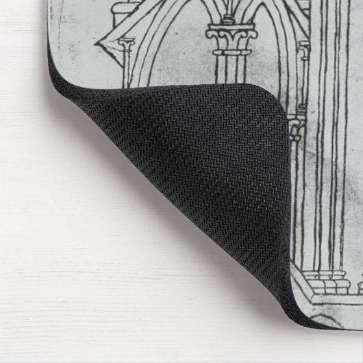 Aufzug des Turms von Laon-Kathedrale Mousepad (Ecke)