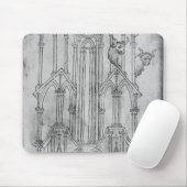 Aufzug des Turms von Laon-Kathedrale Mousepad (Mit Mouse)