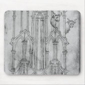 Aufzug des Turms von Laon-Kathedrale Mousepad (Vorne)