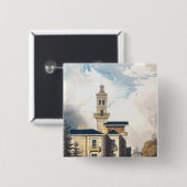 Aufzug eines italienischen Landhaus-oder Button (Vorne & Hinten)