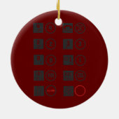 Aufzug für den Aufzug des Technikers Keramik Ornament (Hinten)