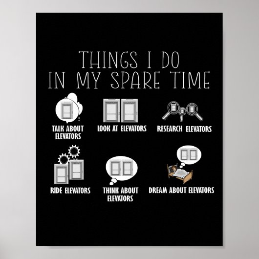 Aufzug für den Aufzug Poster (Vorne)