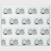 Aufzug Geschenkpapier (Flach)