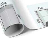 Aufzug Geschenkpapier (Rolleneckpunkt)