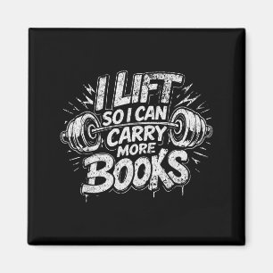 Aufzug kann mehr Bücher Leseliebhaber Leser tragen Magnet