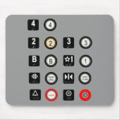 Aufzug Mousepad (Vorne)