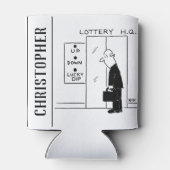 Aufzug oder Aufzug in einem Cartoon am Hauptsitz d Dosenkühler (Rückseite)