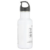 Aufzug oder Aufzug in einem Cartoon am Hauptsitz d Edelstahlflasche (Rückseite)