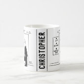 Aufzug oder Aufzug in einem Cartoon am Hauptsitz d Kaffeetasse (Mittel)