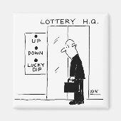 Aufzug oder Aufzug in einem Cartoon am Hauptsitz d Magnet (Vorne)