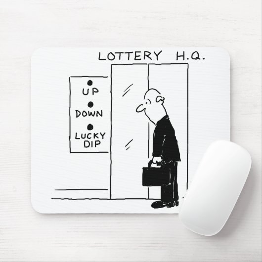 Aufzug oder Aufzug in einem Cartoon am Hauptsitz d Mousepad (Mit Mouse)