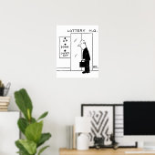 Aufzug oder Aufzug in einem Cartoon am Hauptsitz d Poster (Heimbüro)