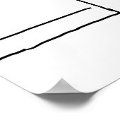 Aufzug oder Aufzug in einem Cartoon am Hauptsitz d Poster (Ecke)