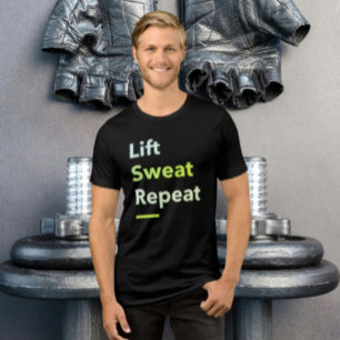 Aufzug. Schwitzen. Wieder von vorne. Tri-Blend Shirt