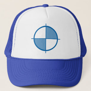 Aufzug-Symbol-Hut (blau) Truckerkappe