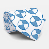 Aufzug-Symbol-Krawatte (blau) Krawatte (Gerollt)