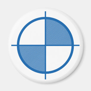 Aufzug-Symbol-Magnet (blau) Magnet