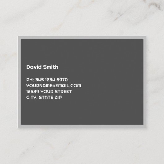 Aufzug Visitenkarte (Rückseite)